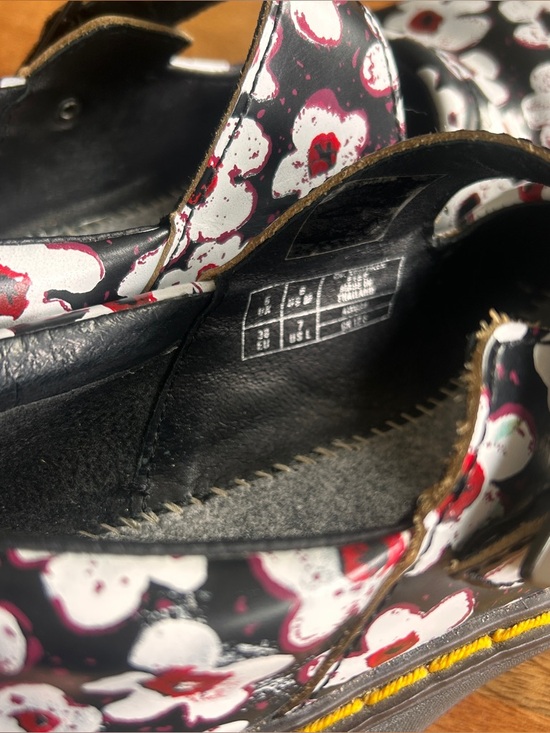 Rare Doc Martens Mary Jane shoes with one strap pansy - Picture 6 of 8